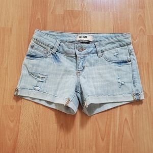 Garage vintage y2k 90s 00s distressed denim light wash Jean shorts size 1